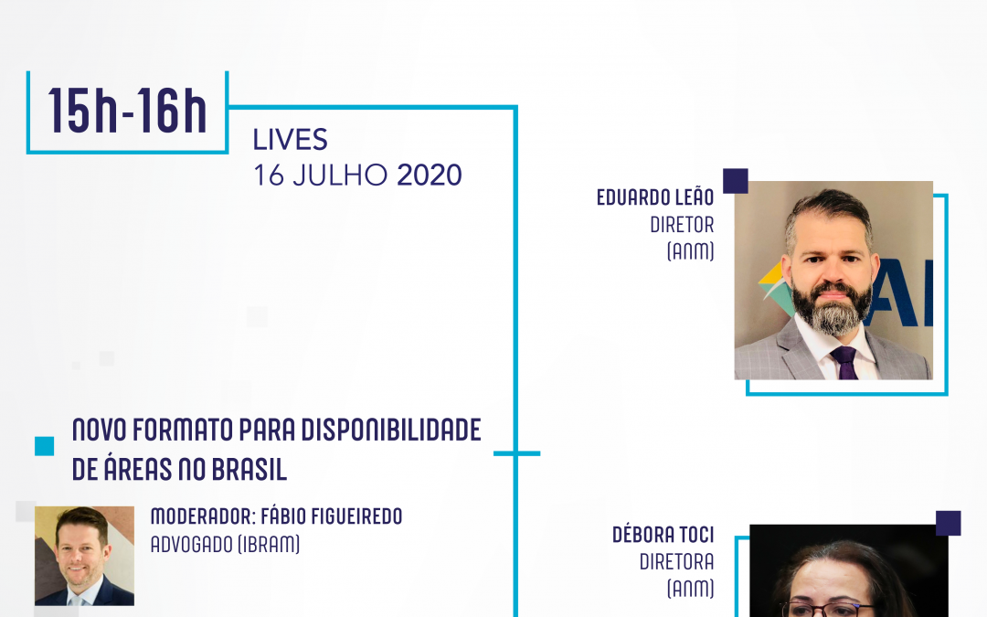 LIVE 16/07/2020 – Novo Formato para Disponibilidade de Áreas no Brasil